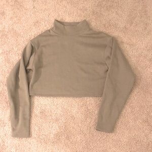 NWT, Express, Olive, Crop Top, XS